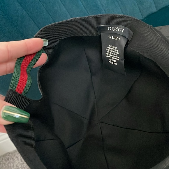 Black Gucci hat - Picture 3 of 4